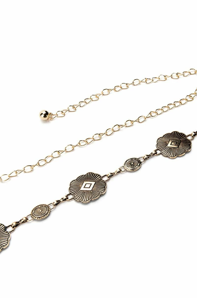 LASSO WESTERN EMBELLISHED CHAIN BELT - Image 2