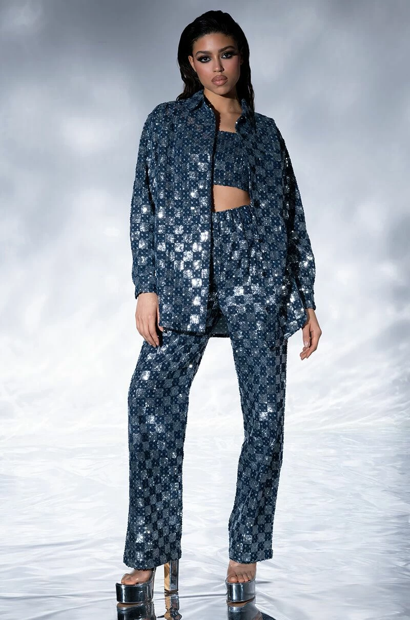 LEAH OVERSIZED BUTTON DOWN BLOUSE - Image 6