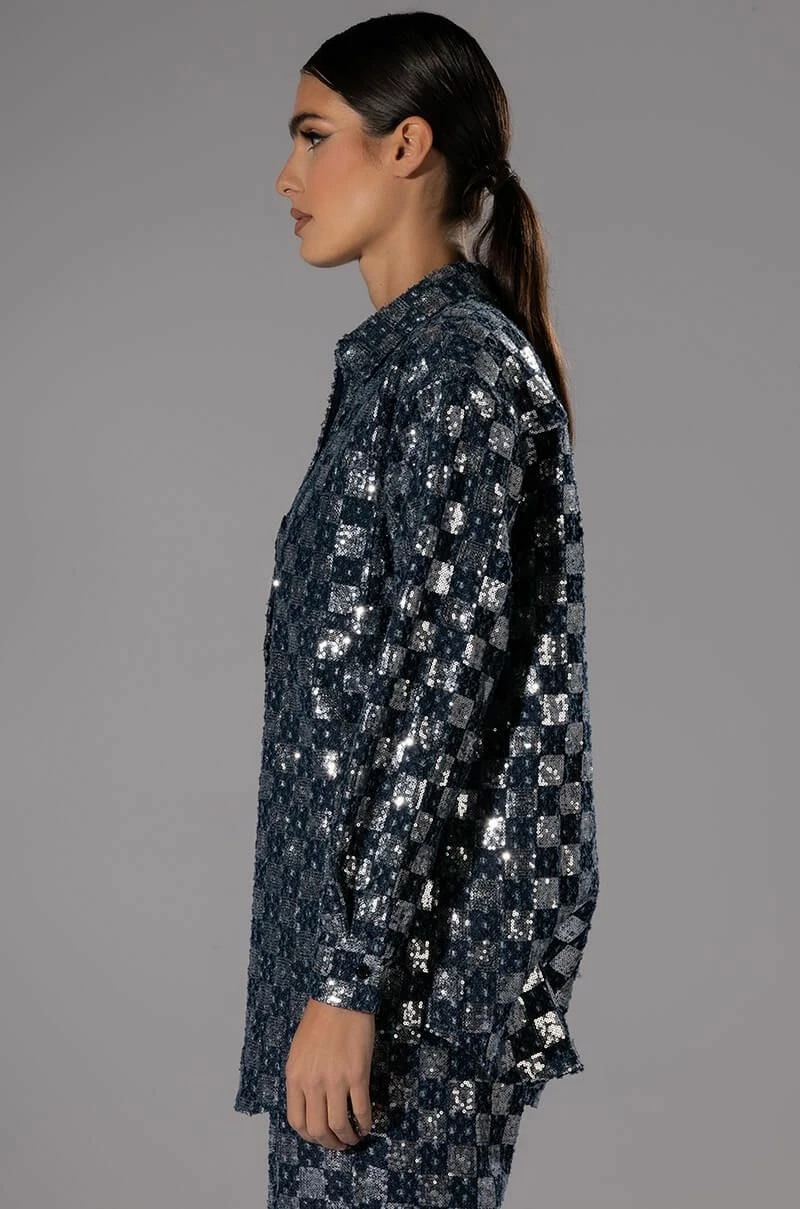 LEAH OVERSIZED BUTTON DOWN BLOUSE - Image 2