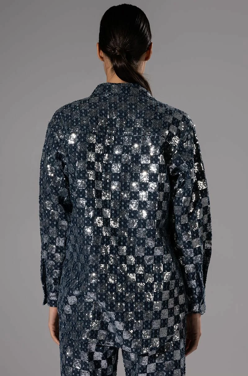 LEAH OVERSIZED BUTTON DOWN BLOUSE - Image 3