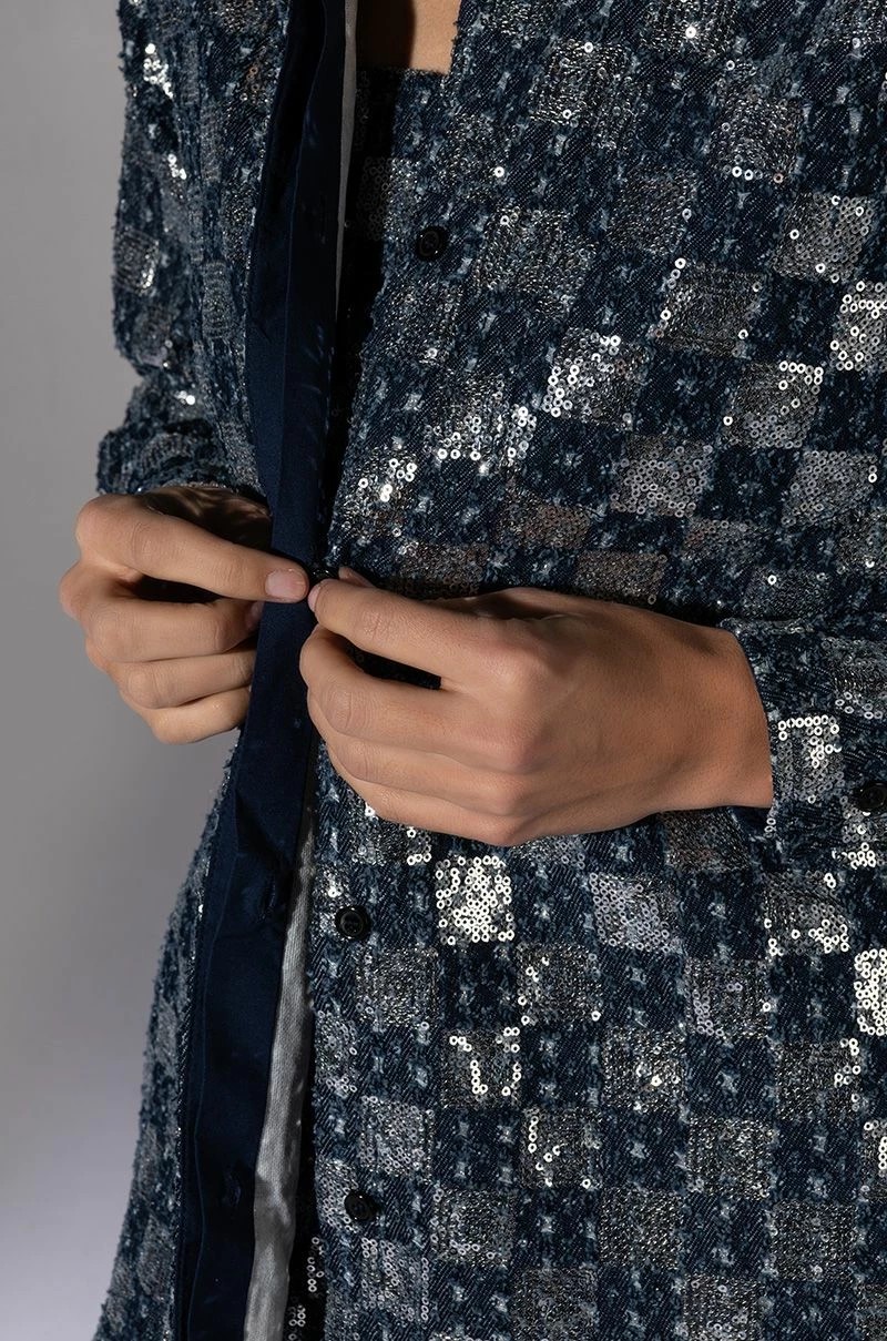 LEAH OVERSIZED BUTTON DOWN BLOUSE - Image 4