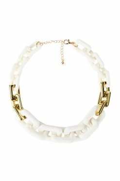 LETS LINK TWO TONE CHAIN NECKLACE