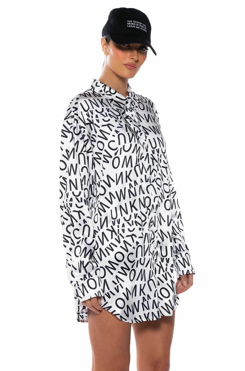 LETTERS OF YOUR NAME BUTTON DOWN SHIRT - Image 2