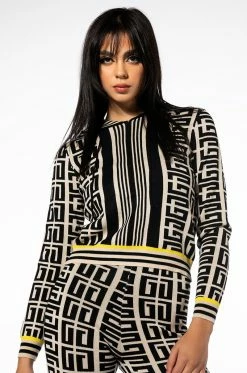 LOCKED IN GRAPHIC PRINT SWEATER HOODIE