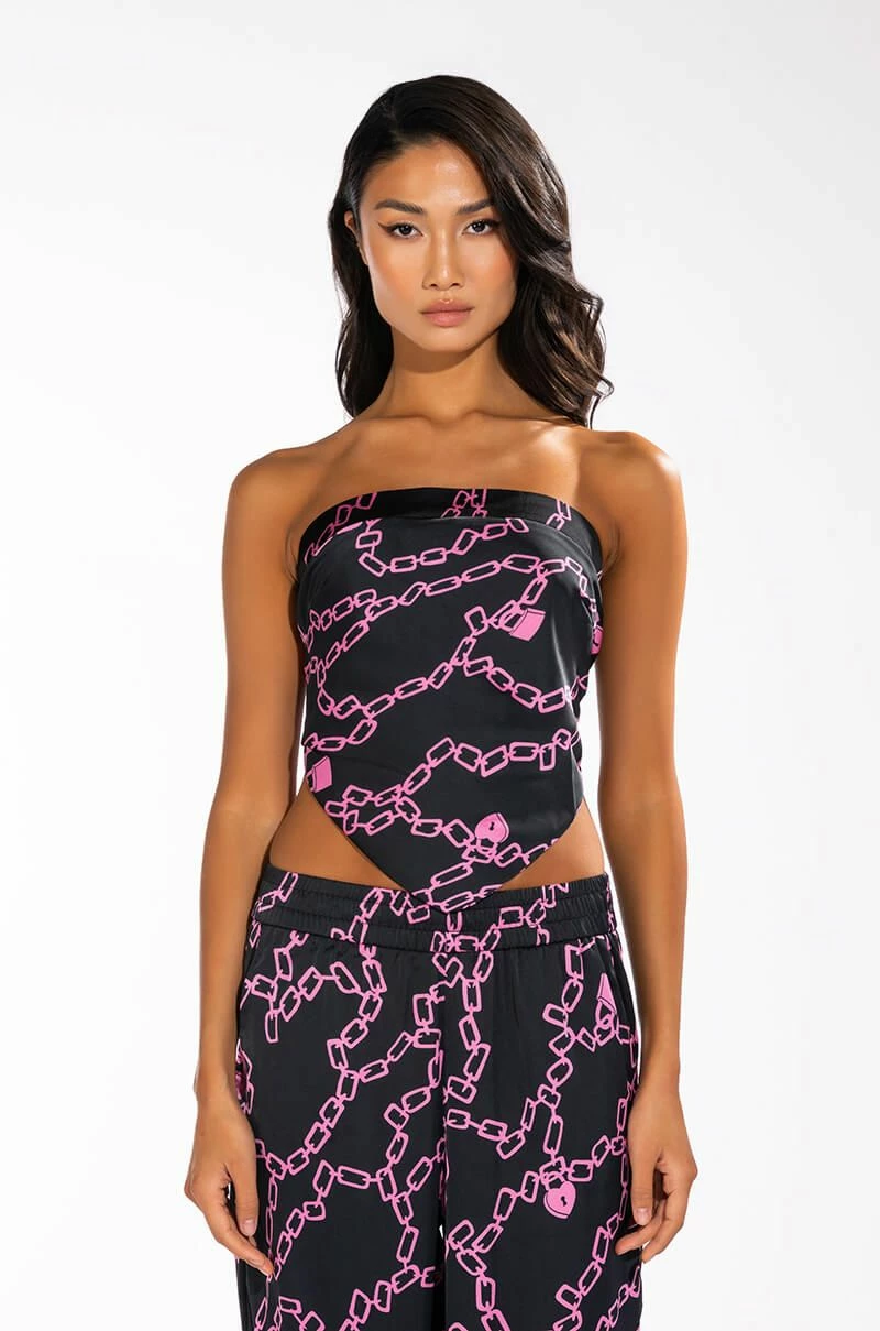 LOVE LOCK TIE BACK BLOUSE - Image 4