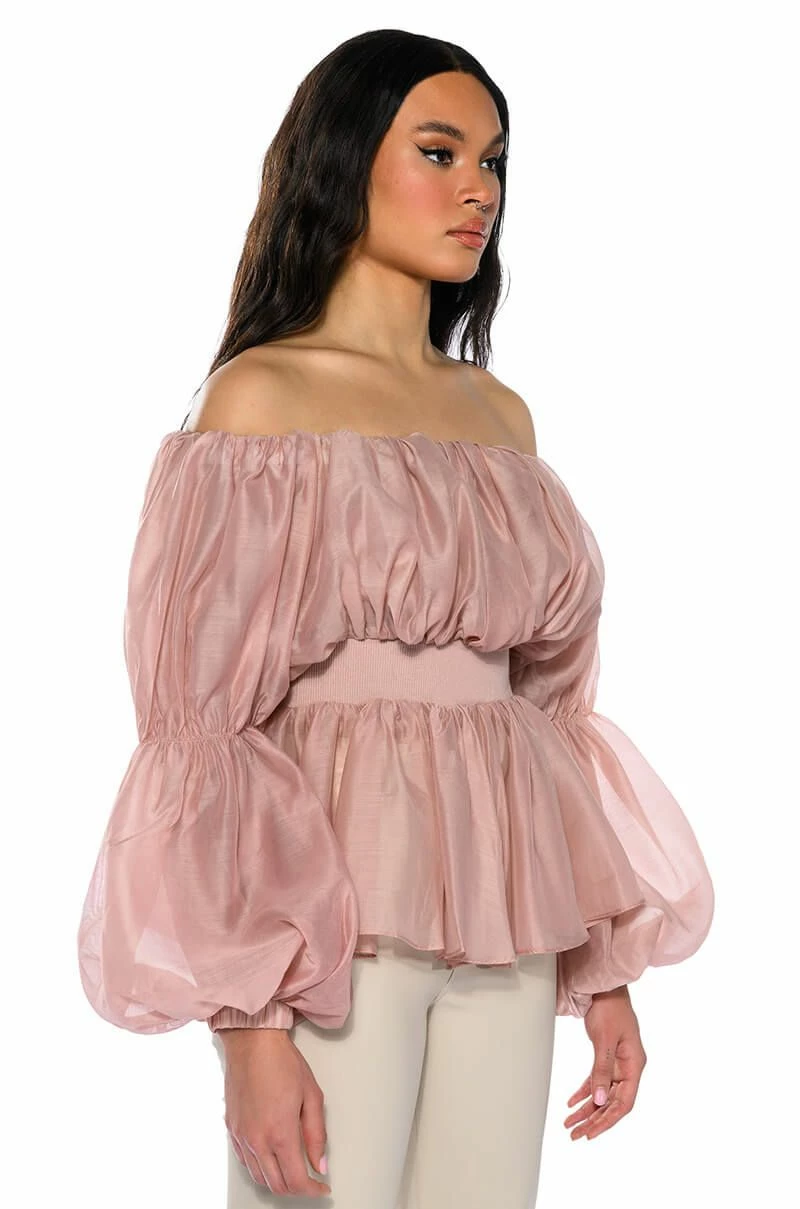 LOVE SPRUNG OFF THE SHOULDER BLOUSE - Image 2