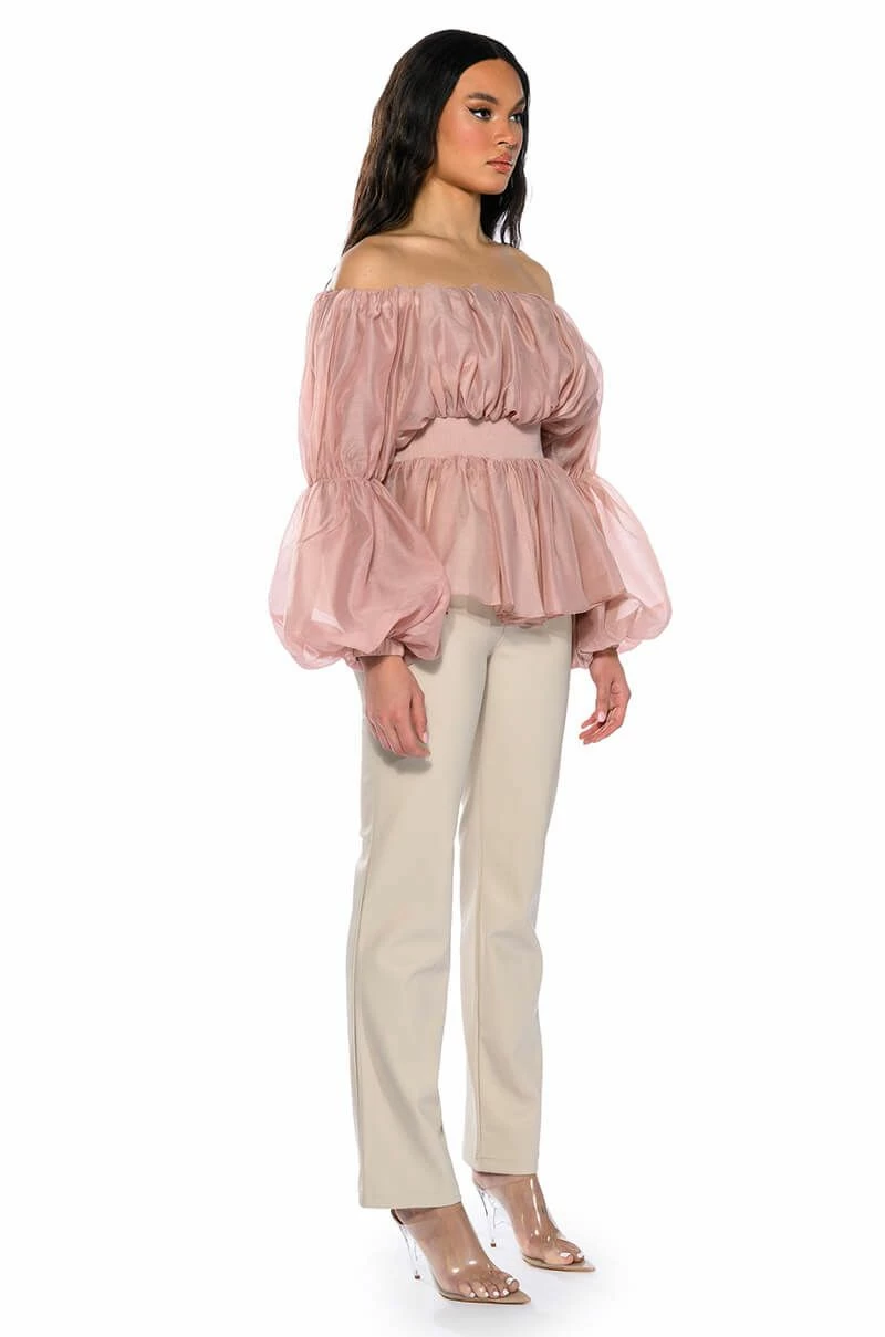 LOVE SPRUNG OFF THE SHOULDER BLOUSE - Image 4