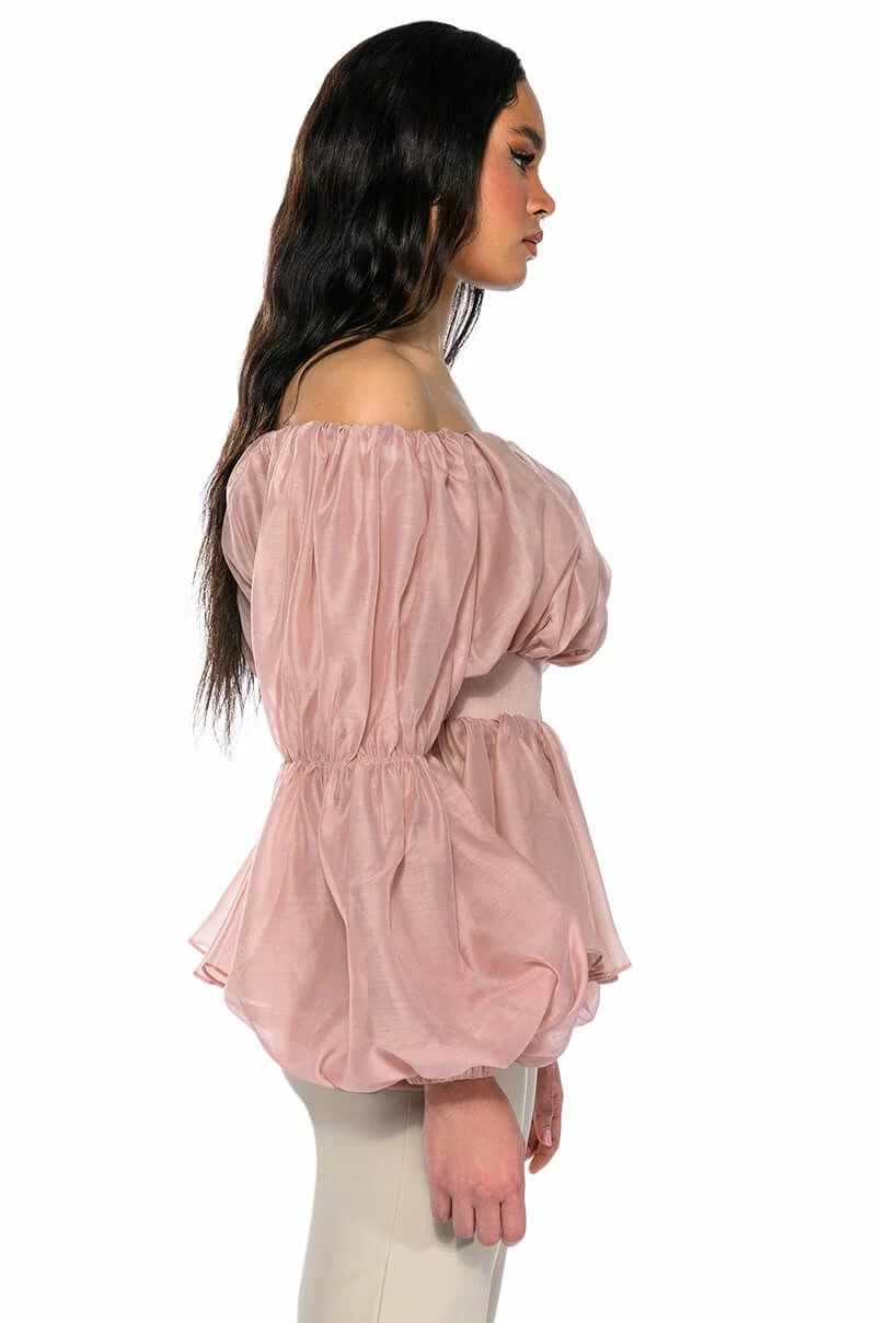 LOVE SPRUNG OFF THE SHOULDER BLOUSE - Image 5