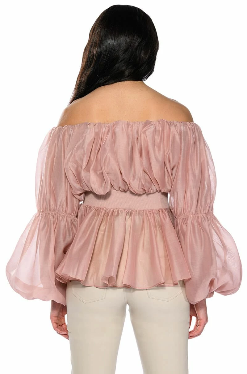 LOVE SPRUNG OFF THE SHOULDER BLOUSE - Image 6
