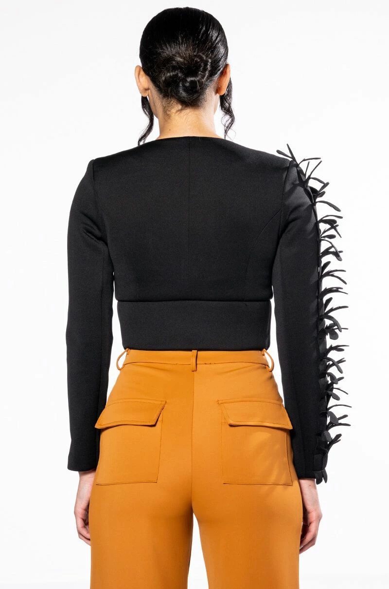 LOVELESS SCUBA CORSET BLOUSE - Image 6