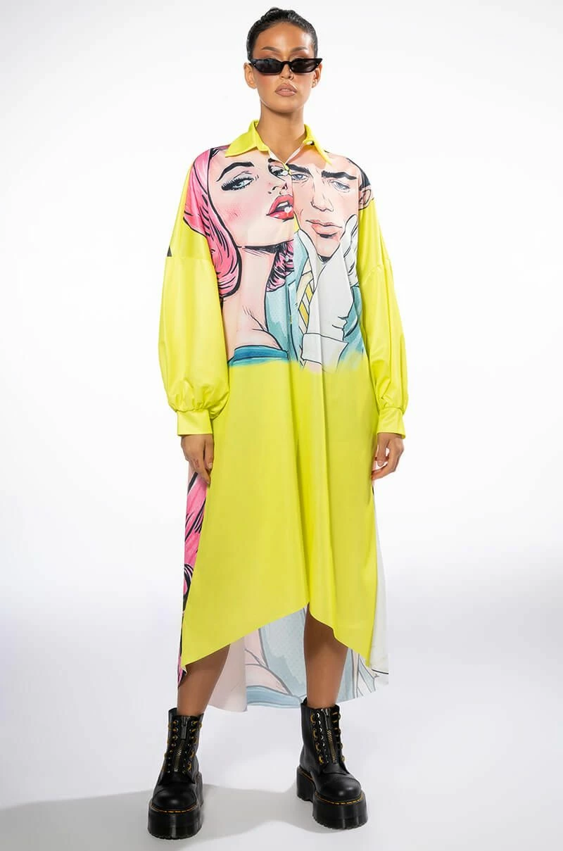 LOVERS LONG BUTTON DOWN BLOUSE - Image 4