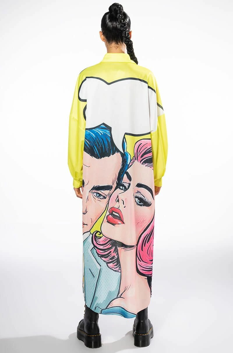 LOVERS LONG BUTTON DOWN BLOUSE - Image 7