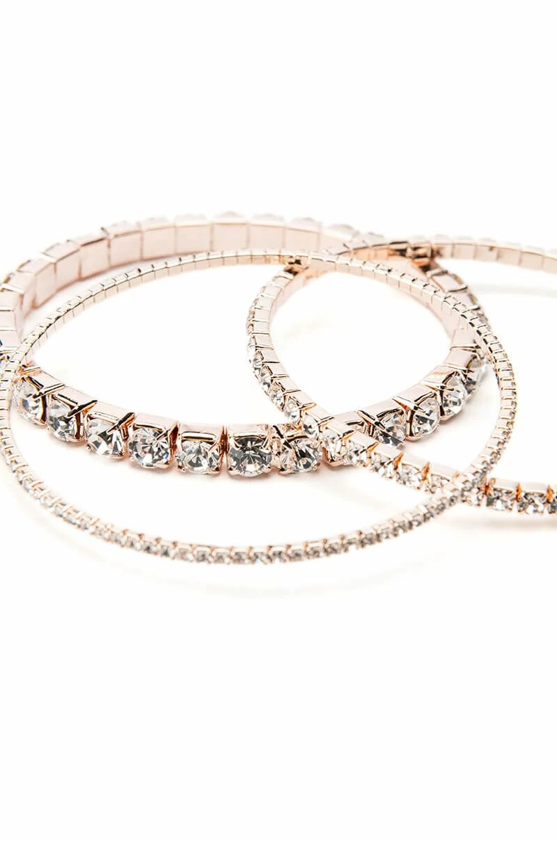 MADE OF MONEY ROSE GOLD TENNIS BRACELET SET - Image 2