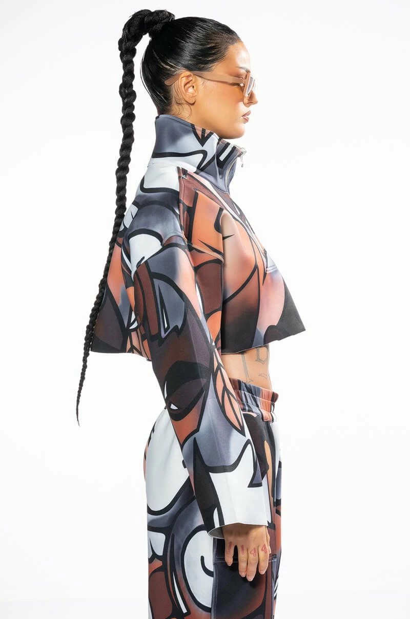 MAIN SQUEEZE REVERSIBLE PRINTED SCUBA SWEATSHIRT - Image 3