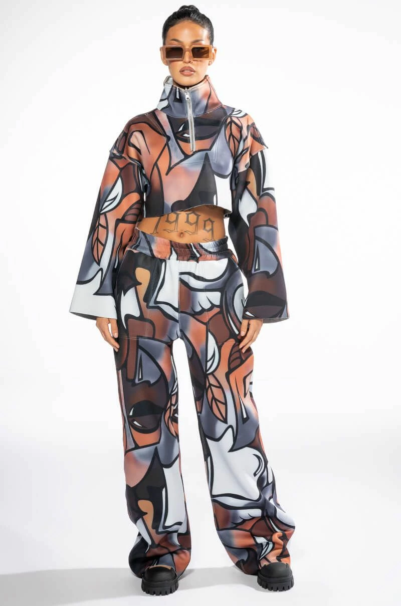 MAIN SQUEEZE REVERSIBLE PRINTED SCUBA SWEATSHIRT - Image 6