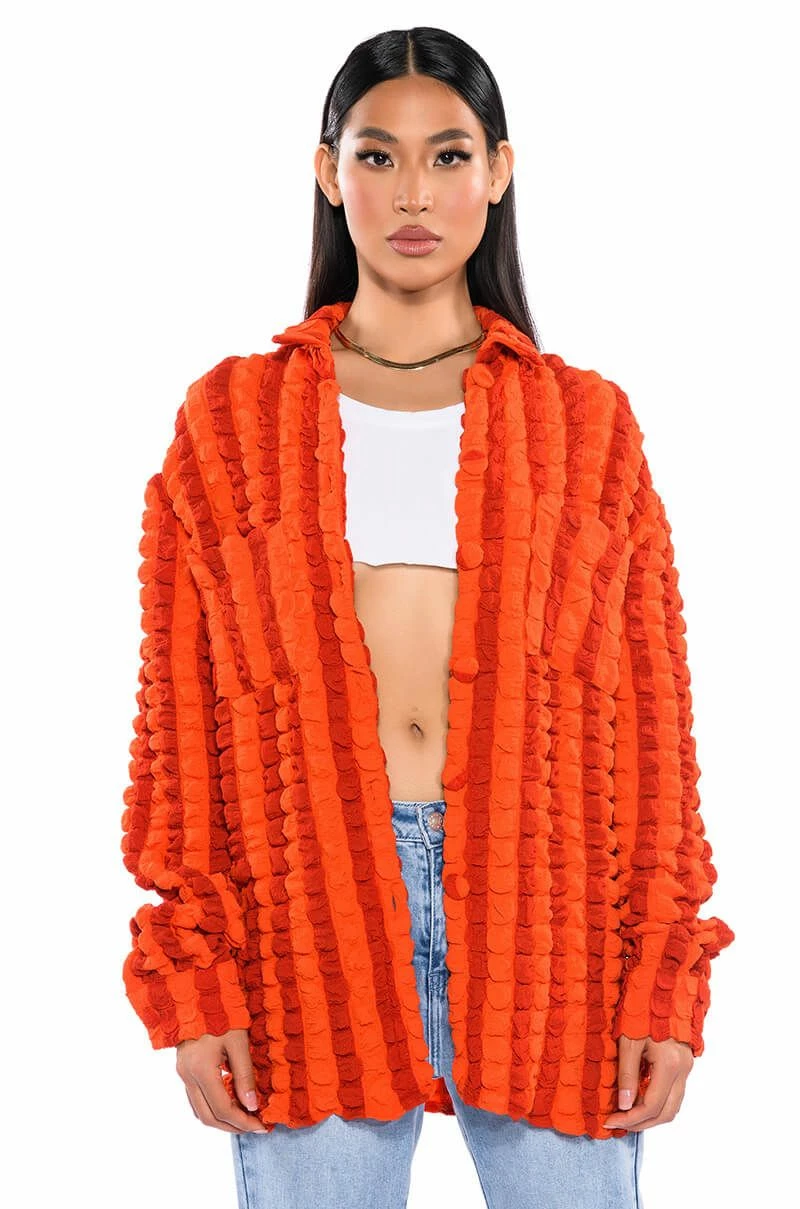 MAJOR THROWBACK POPCORN LONG SLEEVE BUTTON DOWN - Image 2