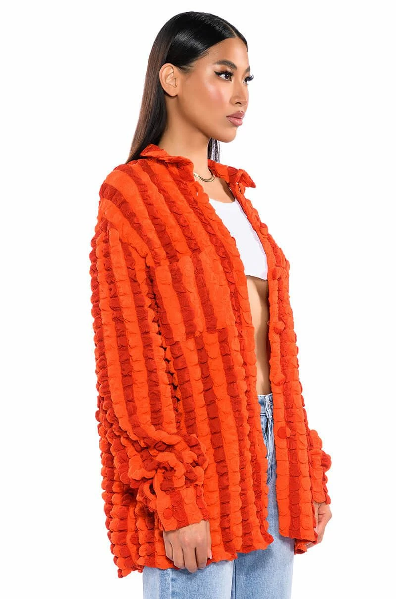 MAJOR THROWBACK POPCORN LONG SLEEVE BUTTON DOWN - Image 3