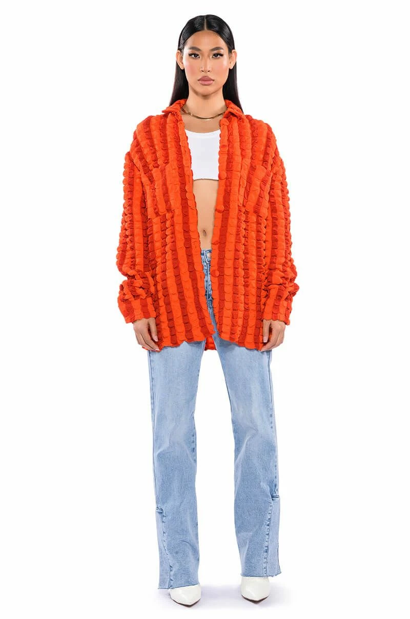 MAJOR THROWBACK POPCORN LONG SLEEVE BUTTON DOWN - Image 4