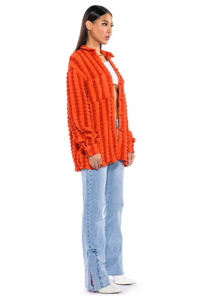 MAJOR THROWBACK POPCORN LONG SLEEVE BUTTON DOWN - Image 5