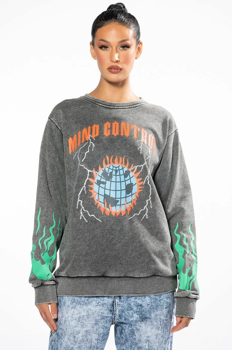 MIND CONTROL CREWNECK SWEATSHIRT - Image 4