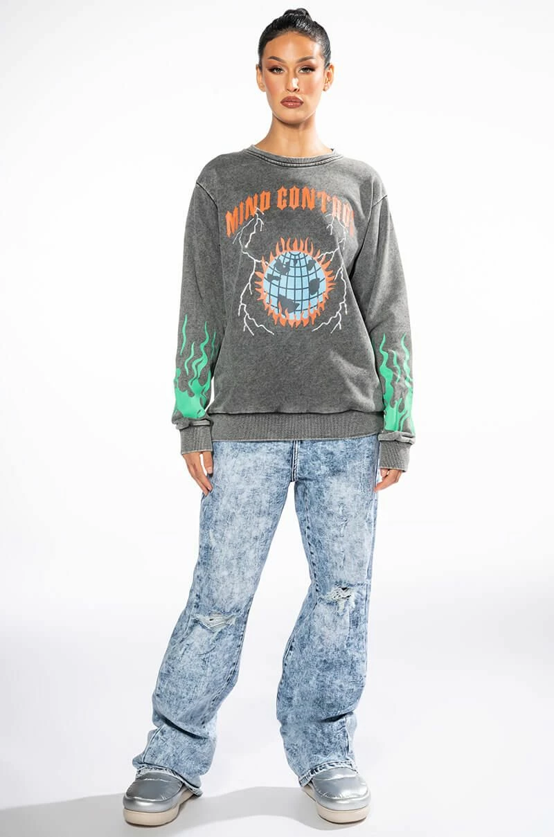 MIND CONTROL CREWNECK SWEATSHIRT - Image 9