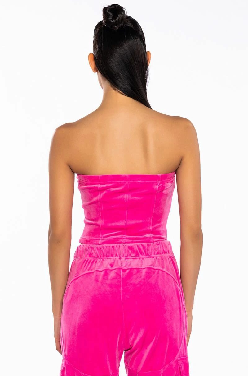 NEW RULES VELVET ZIP UP CORSET - Image 9