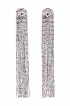 NO PICTURES PLEASE EMBELLISHED CHANDELIER EARRINGS