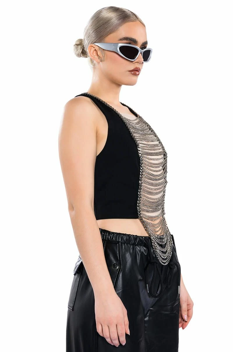 NOVA LAYERED CHAIN TANK TOP - Image 2