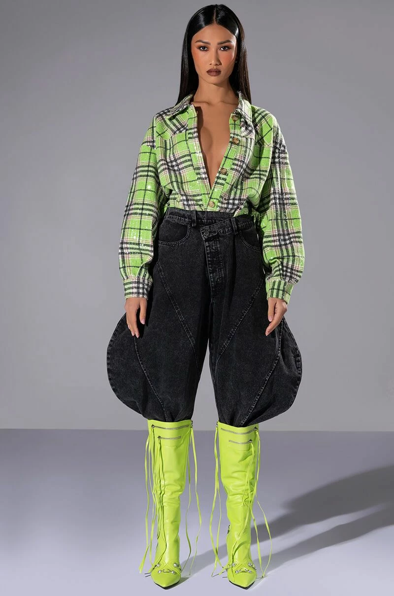 NOW YOU SEE ME SEQUIN SHIRT JACKET - Image 2