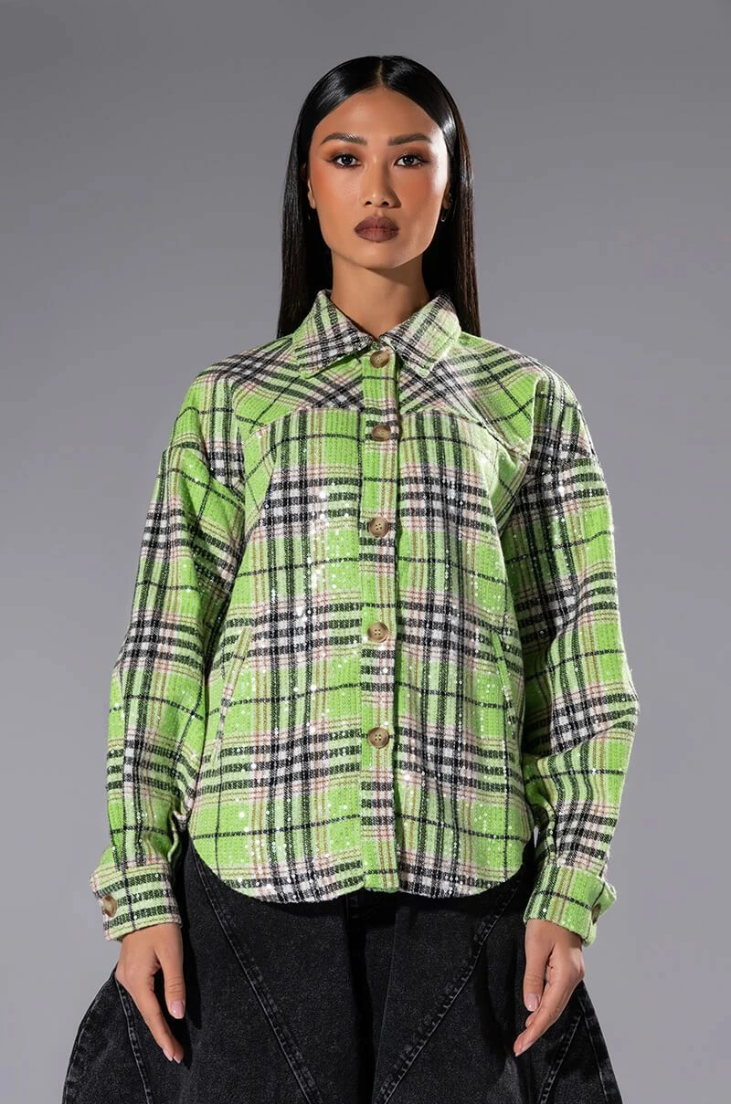 NOW YOU SEE ME SEQUIN SHIRT JACKET - Image 5