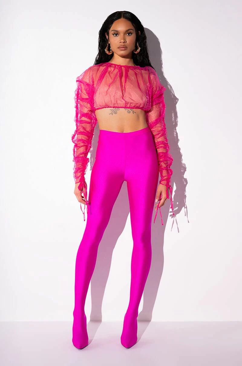 OLD ENGLISH ORGANZA MICRO BLOUSE - Image 7