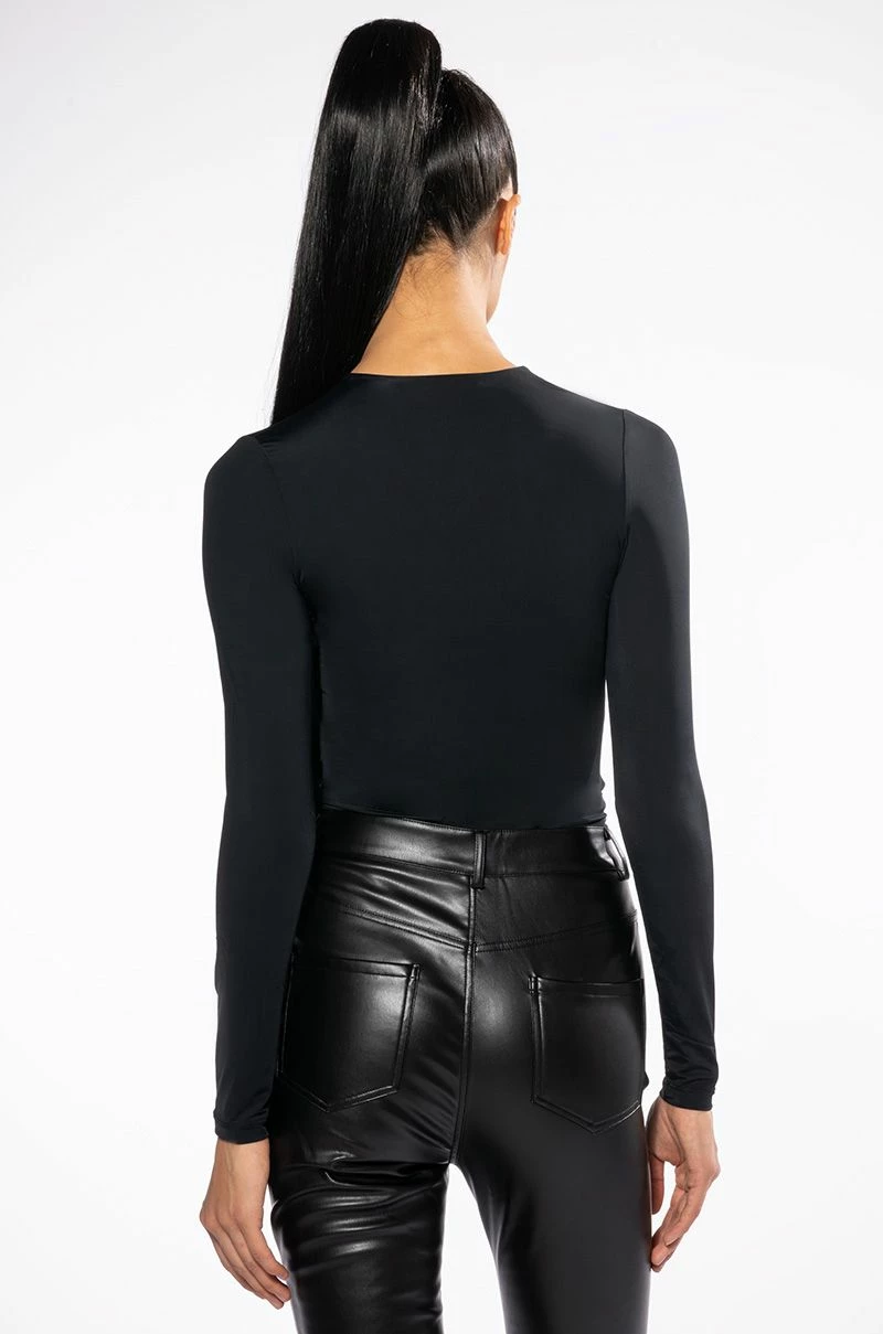 PAXTON NEW CLASSIC LONG SLEEVE DEEP V BODYSUIT - Image 6