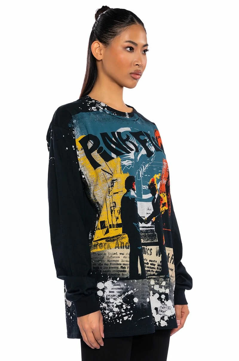 PINK FLOYD LONG SLEEVE GRAPHIC BAND TEE - Image 2