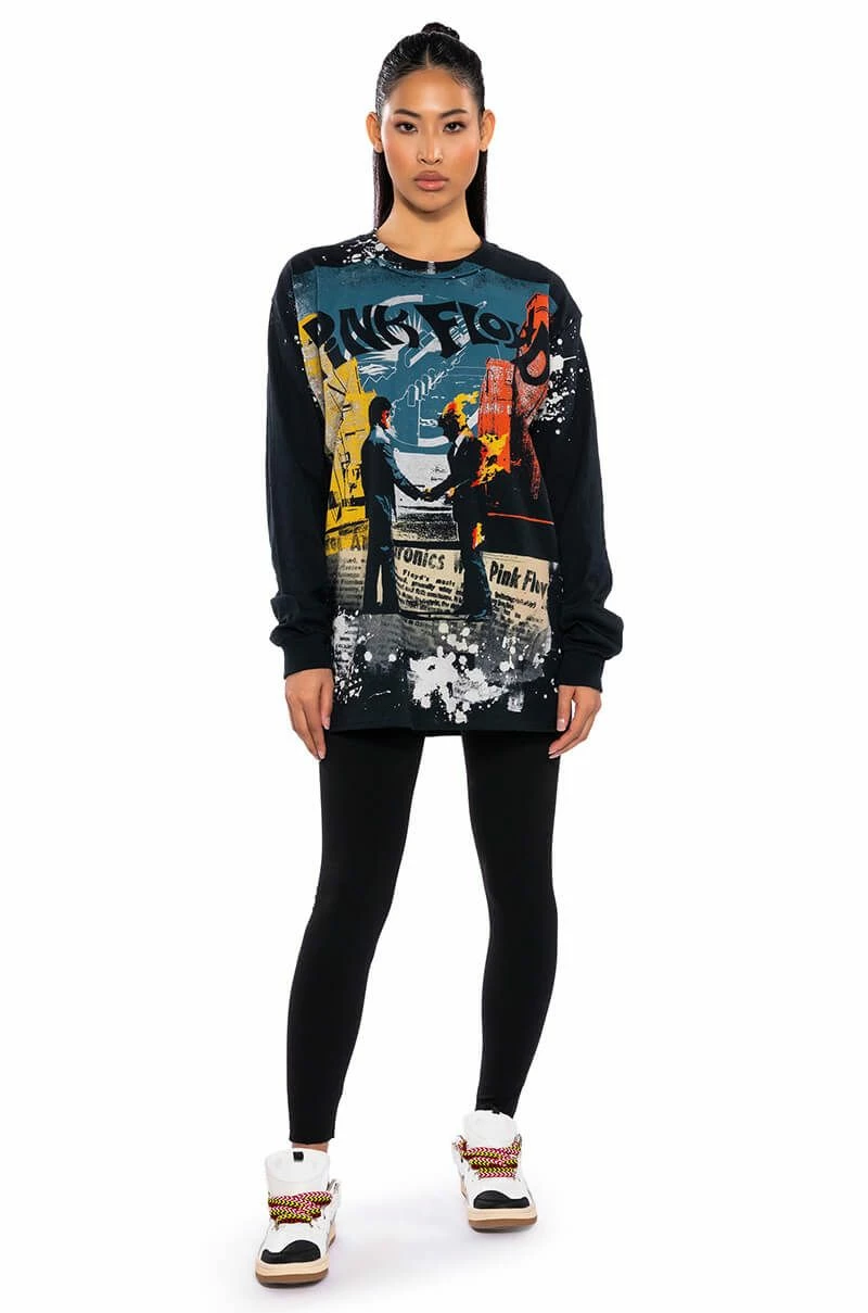 PINK FLOYD LONG SLEEVE GRAPHIC BAND TEE - Image 3