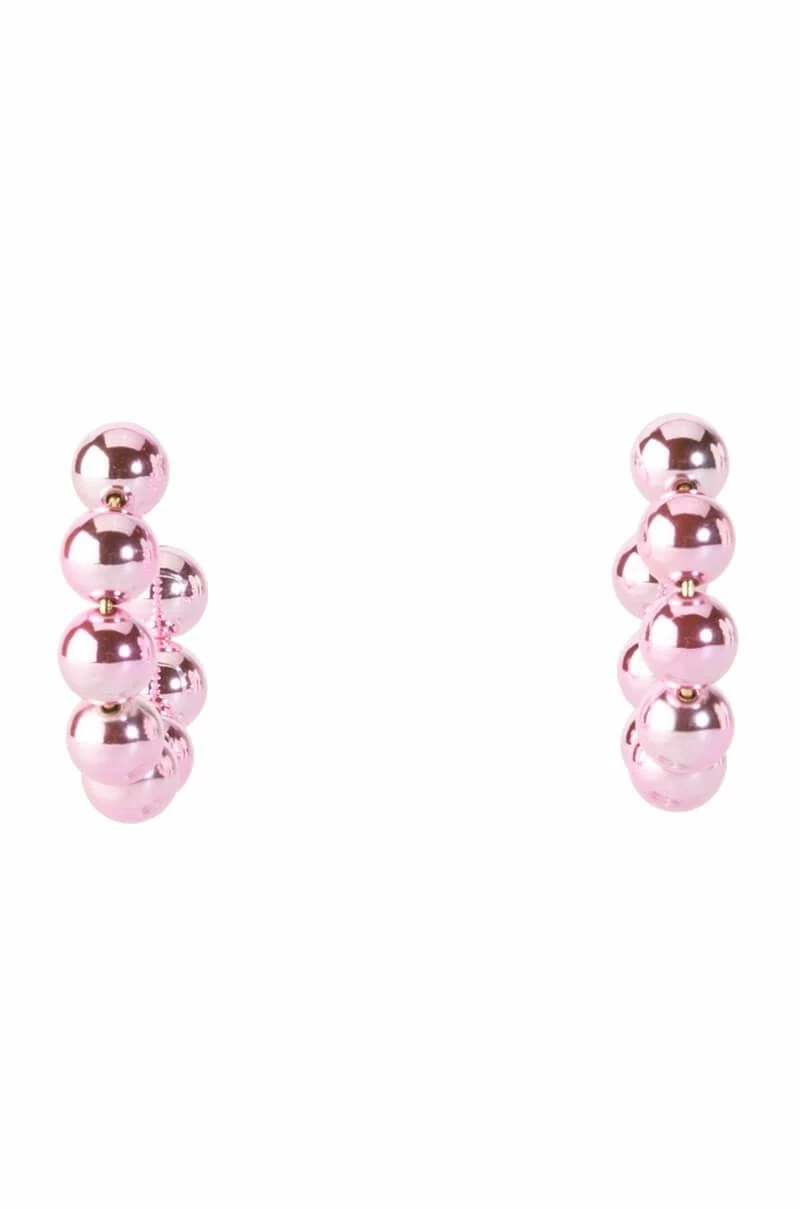 PINK POWER BUBBLE HOOPS