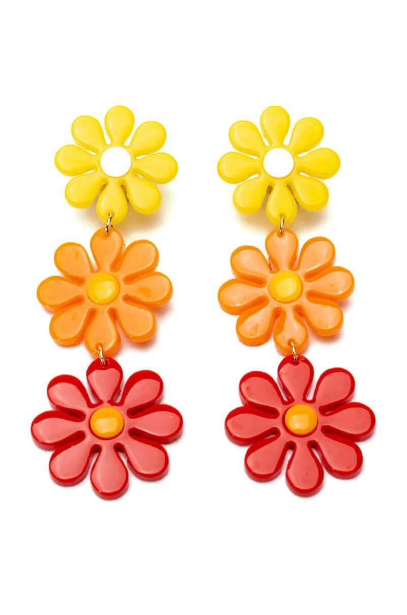POCKET FULL OF SUNSHINE ENAMEL DROP EARRINGS