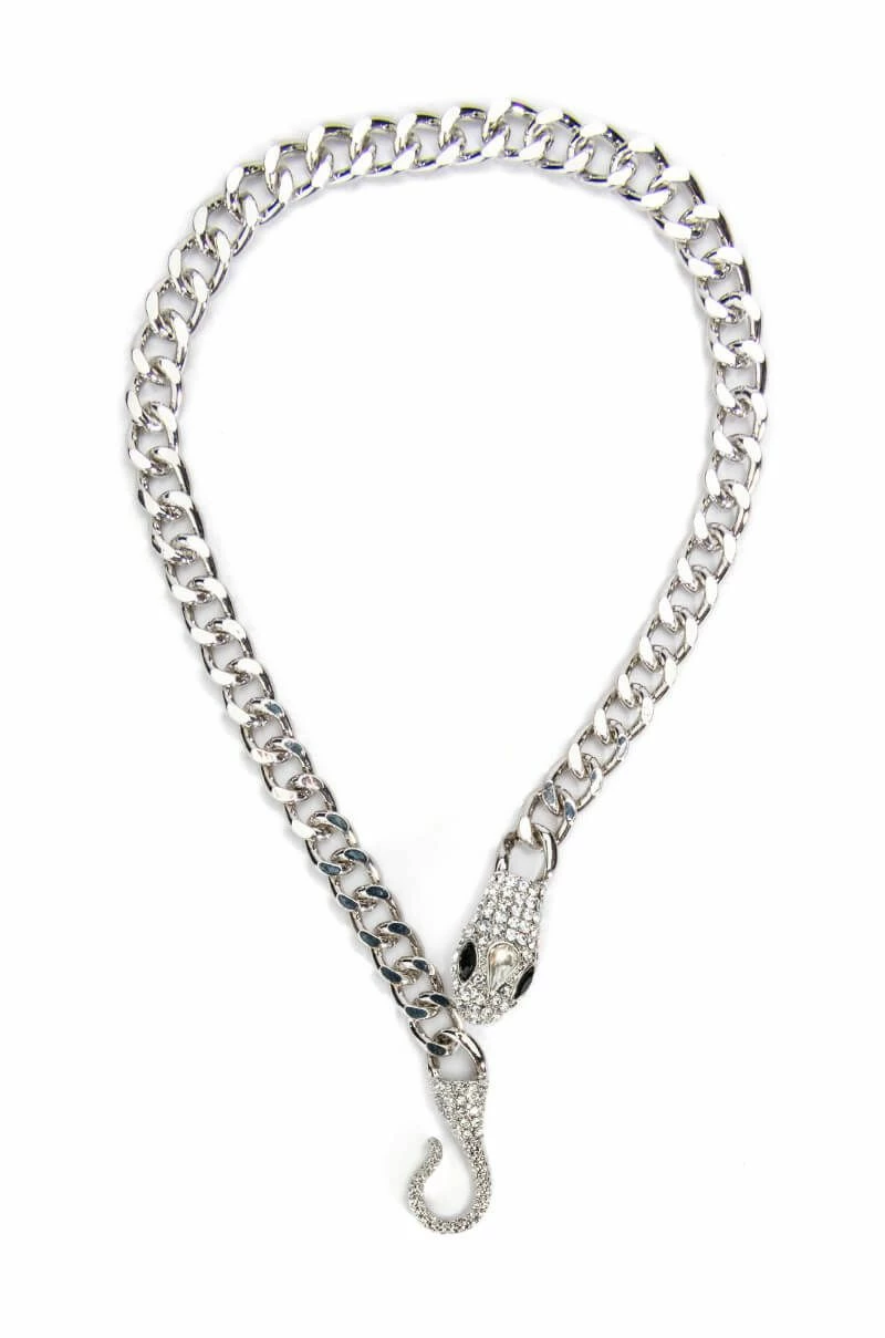 PONT DES ARTS EMBELLISHED CHAIN NECKLACE