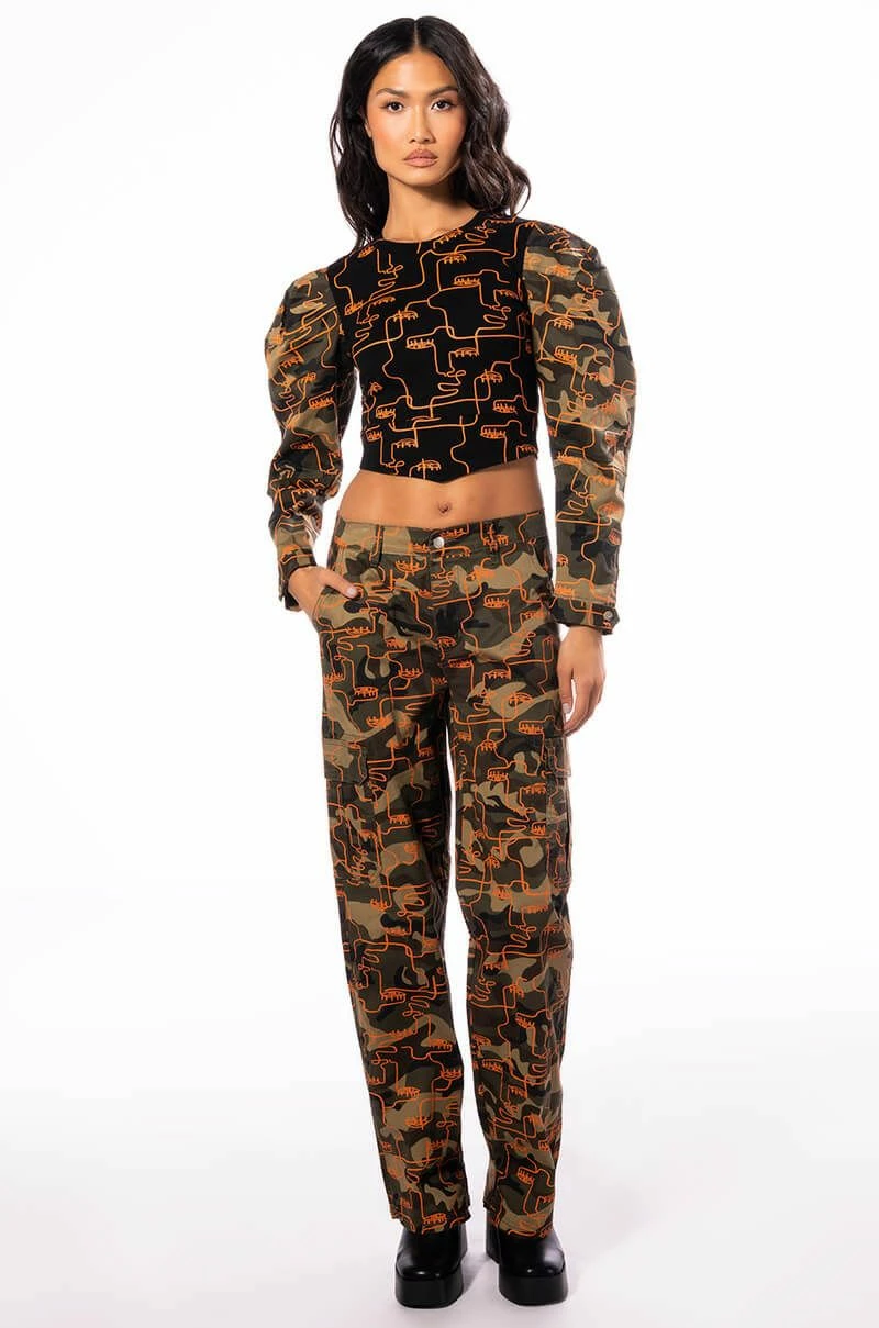 PRINTED CAMO SWEATSHIRT - Image 7