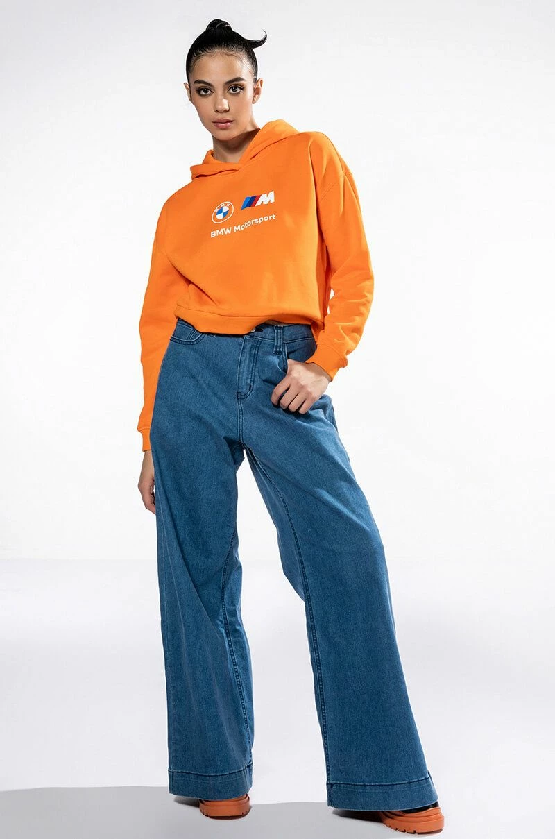 PUMA BMW WOMENS LOGO HOODIE - Image 2