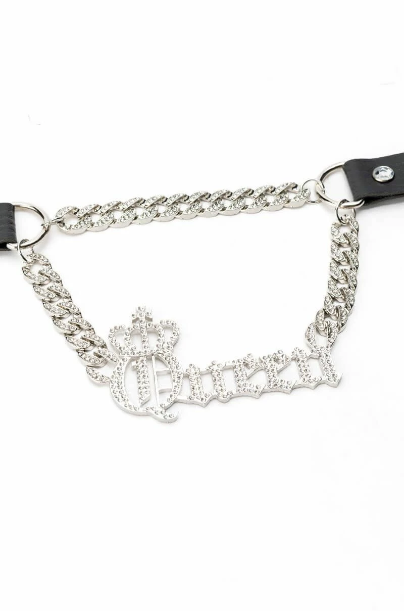 QUEEN BEE LEATHER CHOKER - Image 2
