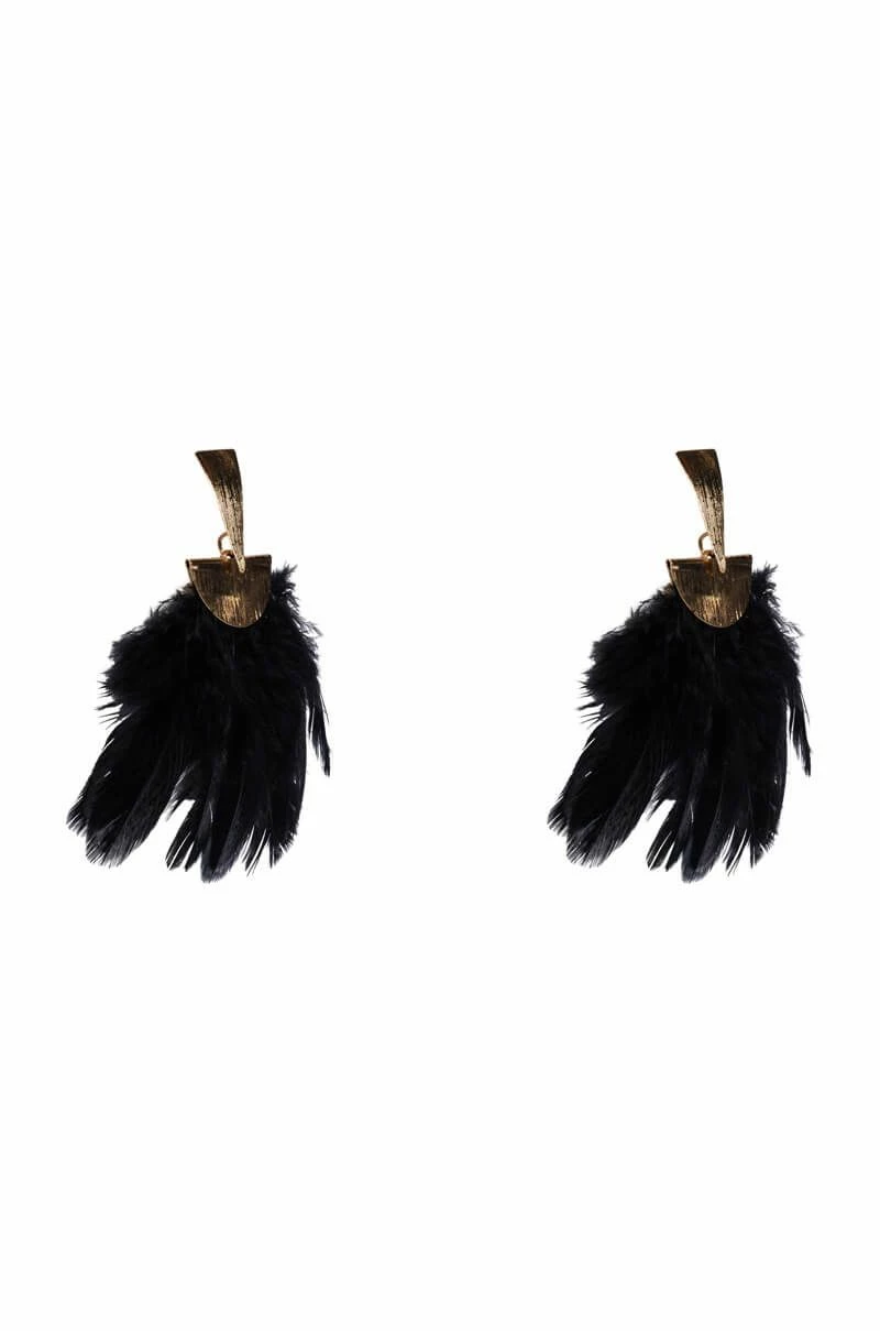 RAISE YOUR STANDARDS FEATHER EARRINGS - Image 2