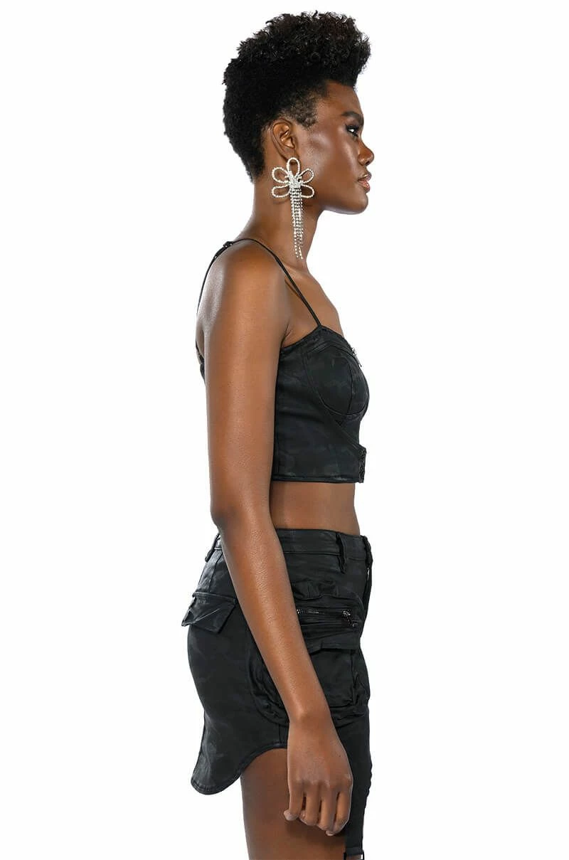 RANGER CAMO CORSET CROP TOP - Image 6