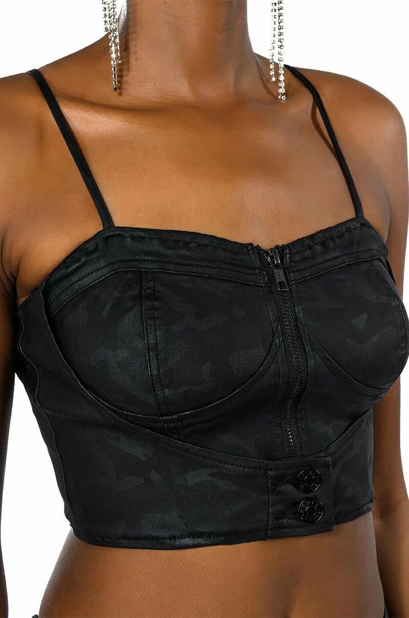 RANGER CAMO CORSET CROP TOP - Image 8