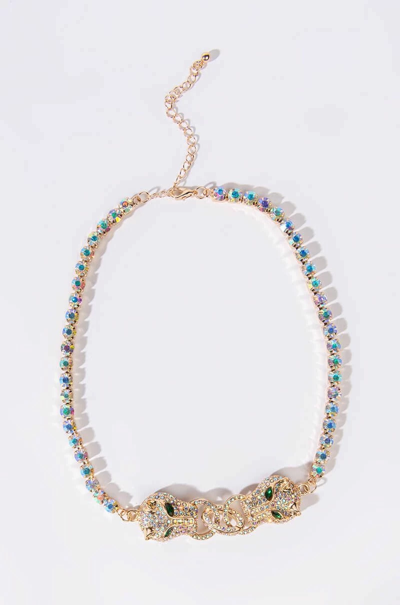 REFLECTION OF YOU RHINESTONE NECKLACE