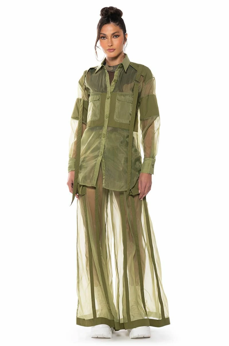 SAGE BUTTON DOWN SHIRT - Image 2