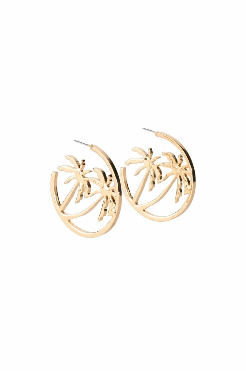 SANTA CRUZ STATEMENT HOOP EARRINGS - Image 2