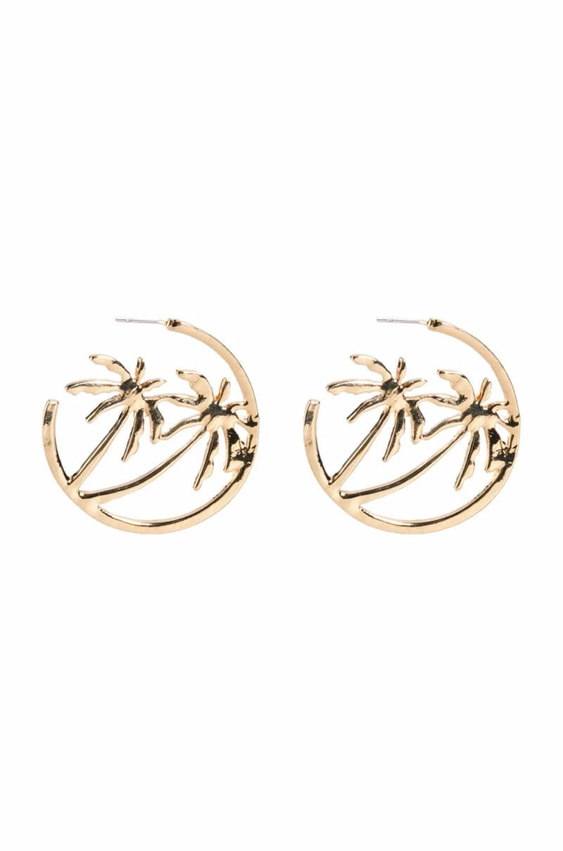 SANTA CRUZ STATEMENT HOOP EARRINGS - Image 3
