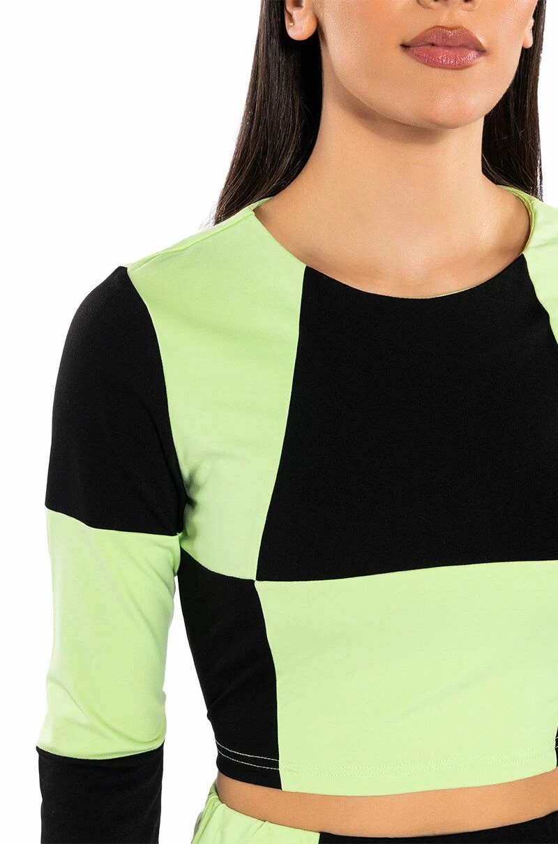 SHEGO SOFT STRETCH LONG SLEEVE CROP TOP - Image 7