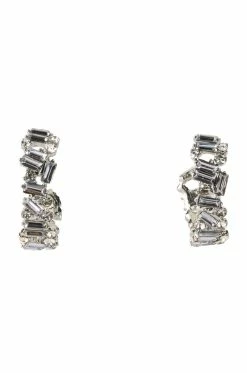 SHINE BRIGHT RHINESTONE HOOPS
