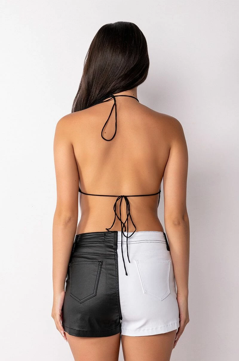 SPITFIRE MESH HALTER CROP TOP - Image 6